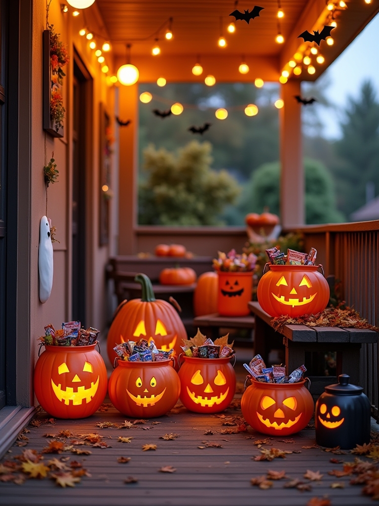 personalized halloween candy buckets