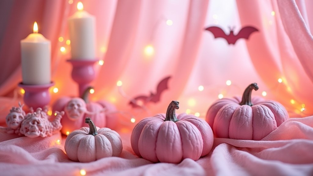 pink halloween decoration ideas