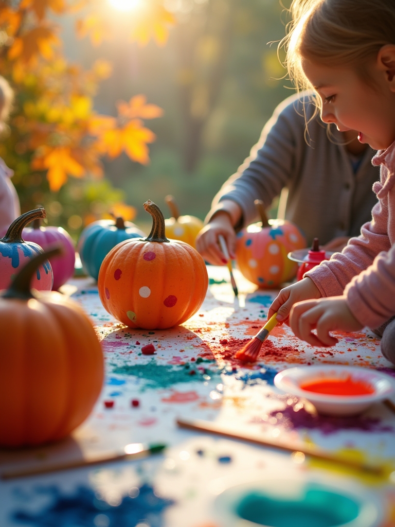 pumpkin painting for halloween
