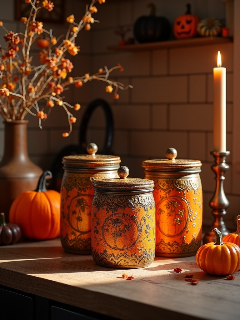 pumpkin spice kitchen decor