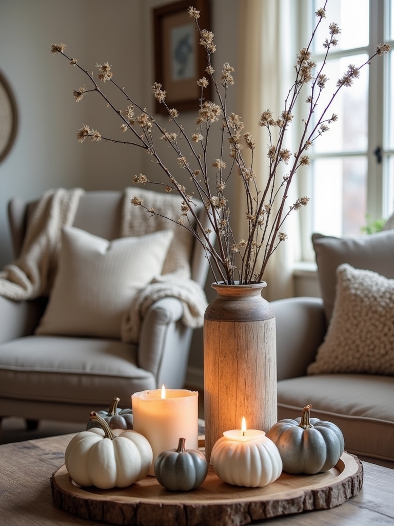 rustic branch halloween decor