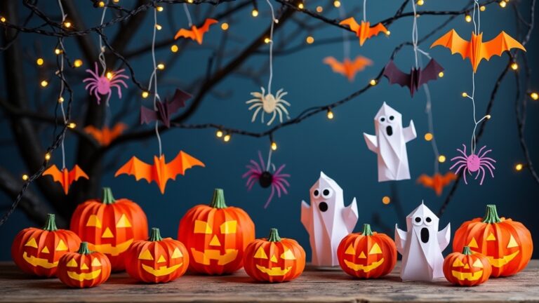simple halloween paper crafts