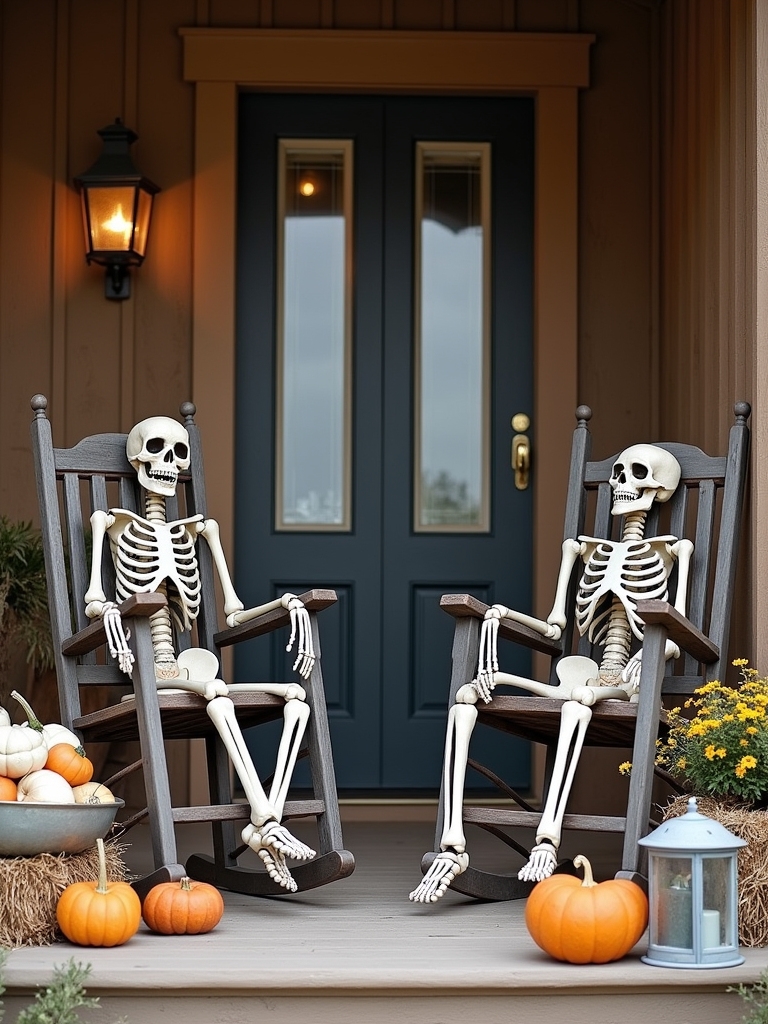 skeletons and skulls decor