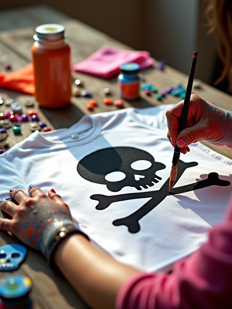skull themed halloween t shirts