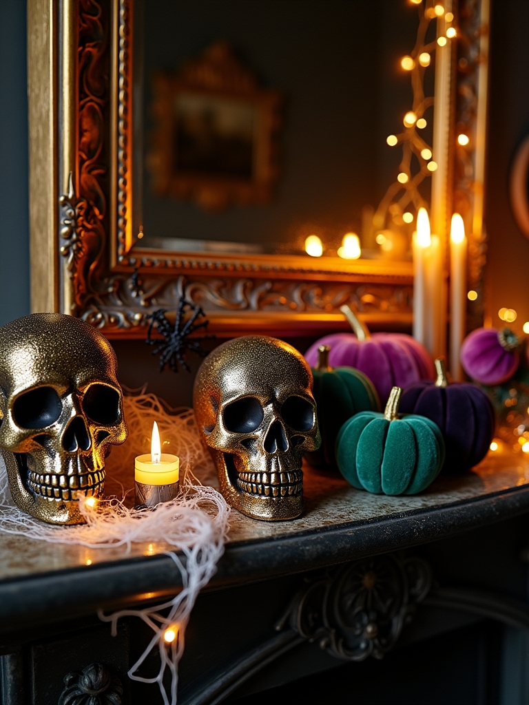 sophisticated chic skull decor