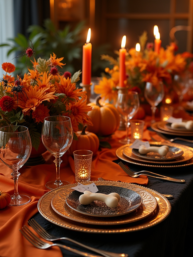 spooktacular halloween table settings