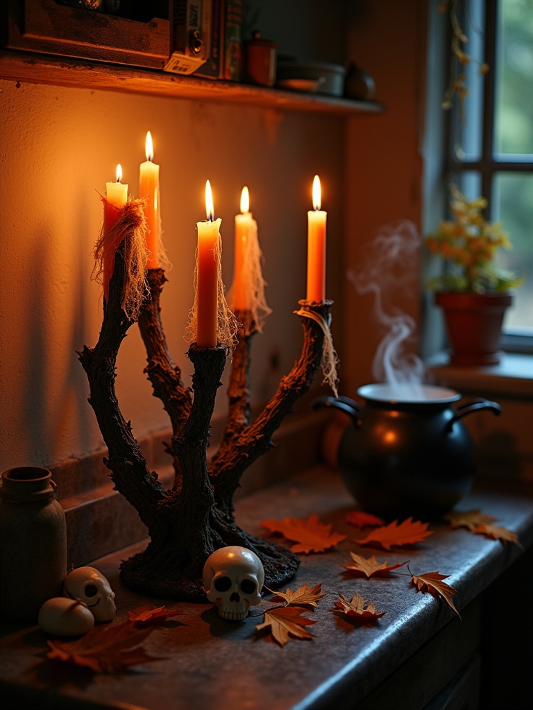 spooky candle holder ideas