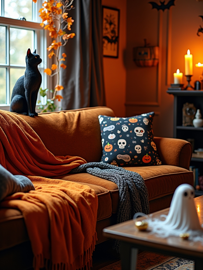 spooky cozy throw blankets