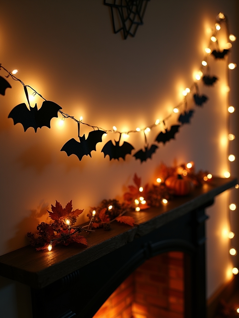 spooky diy bat decoration