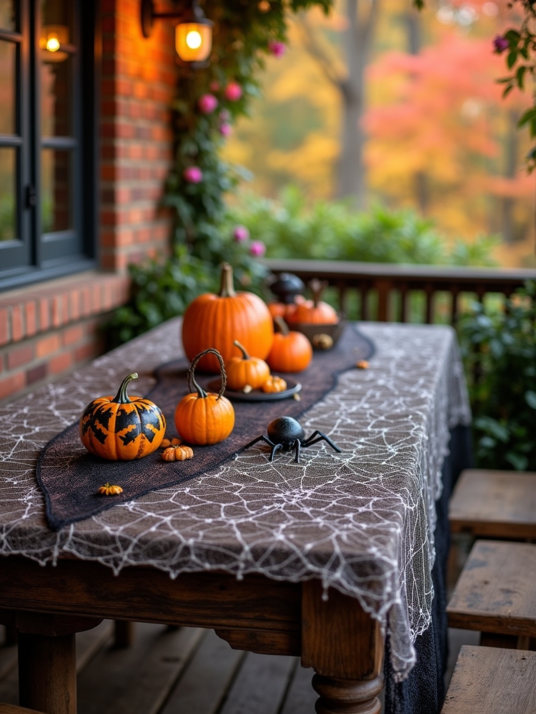 spooky halloween table decor
