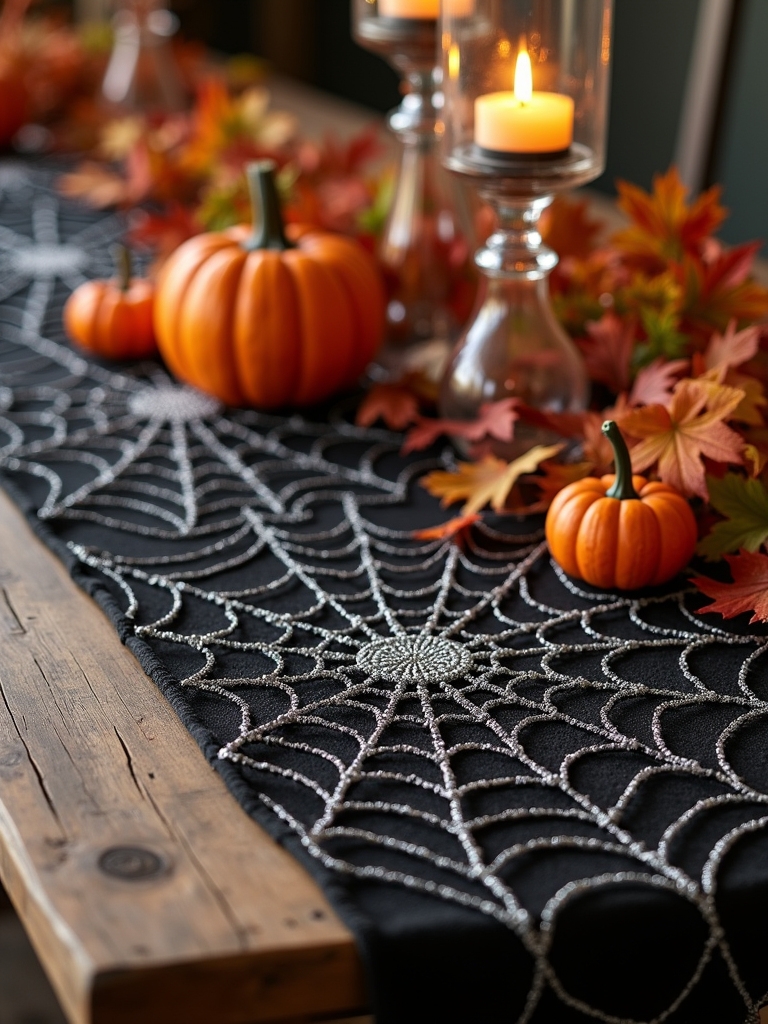 spooky halloween table decor