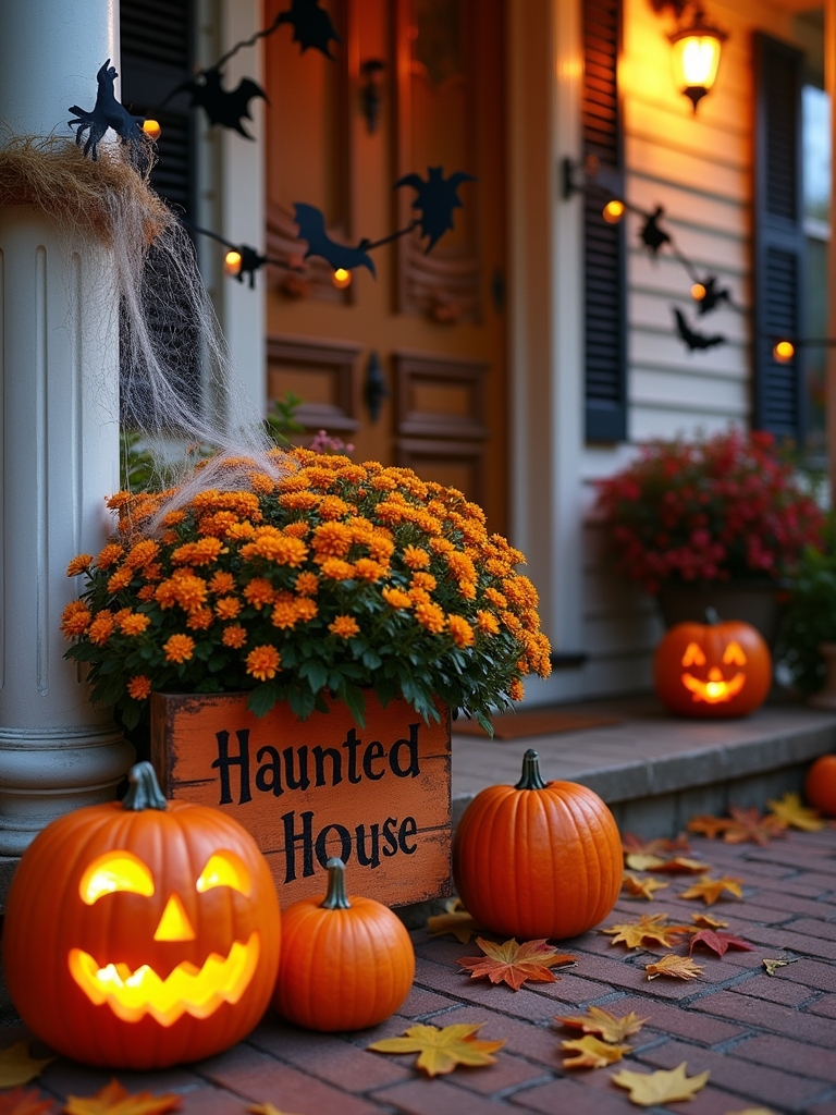 spooky haunted house signs