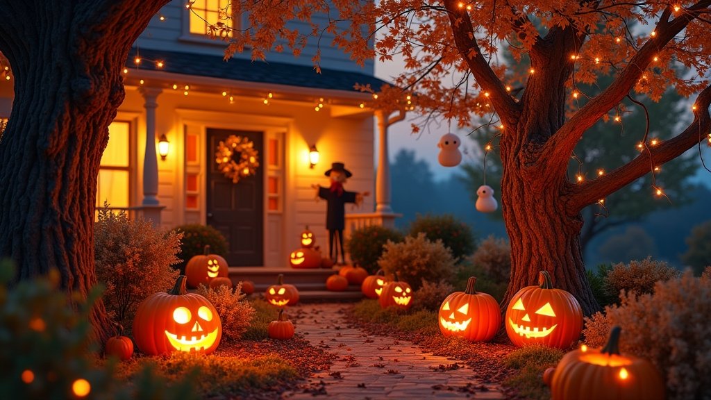 spooky outdoor halloween decorations