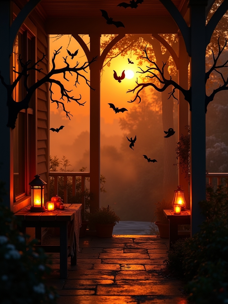 spooky silhouettes for halloween
