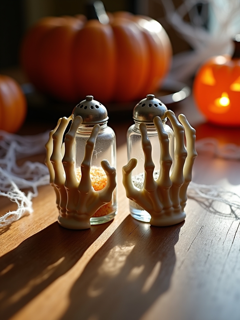 spooky skeleton hand shakers