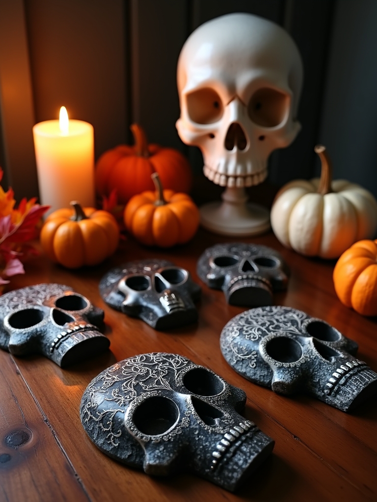 spooky skull coaster ideas
