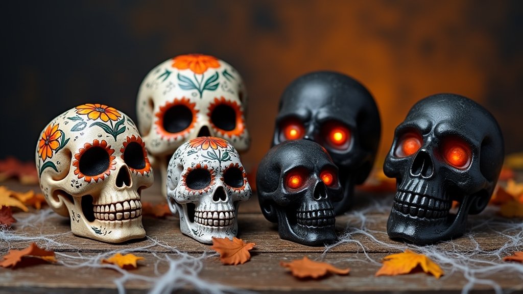 spooky skull decoration inspiration