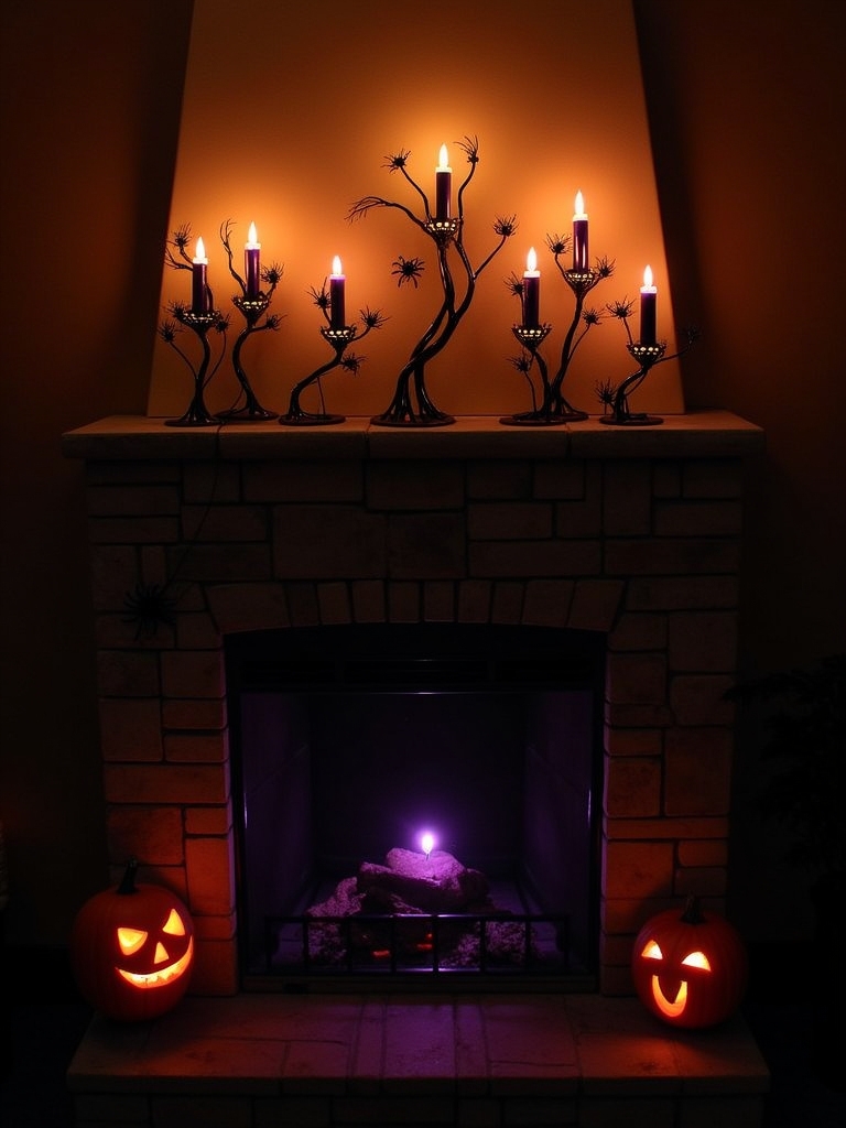 spooky stylish candle holders
