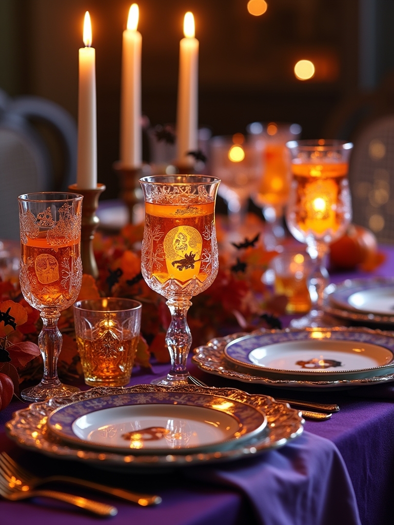 spooky vintage glassware charm