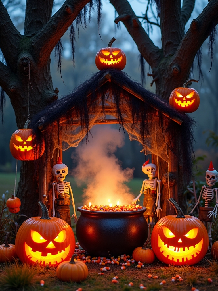 trick or treat candy station
