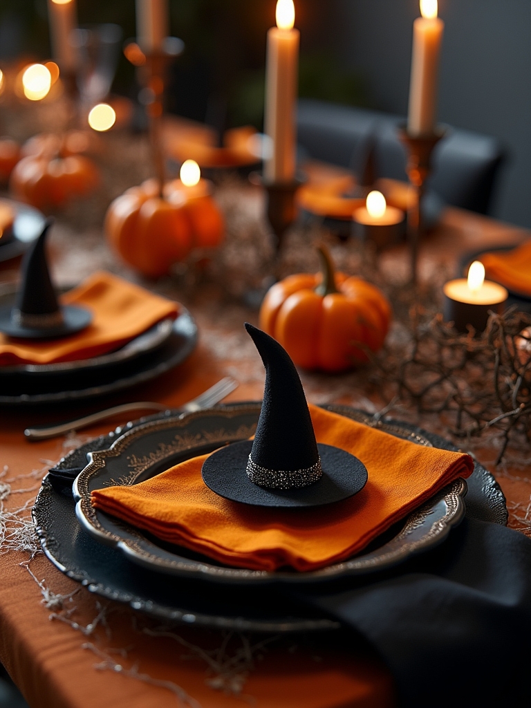 whimsical halloween table decor