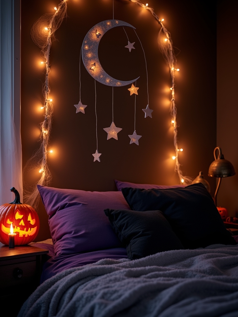 whimsical moon star mobile