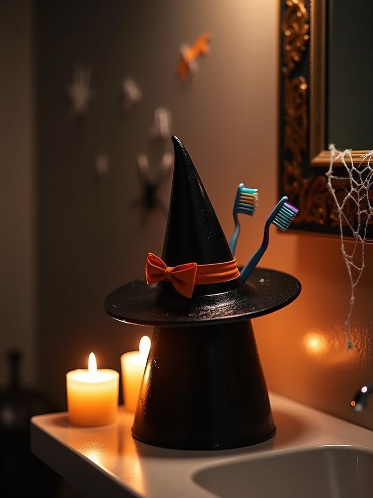 whimsical witch hat organizer