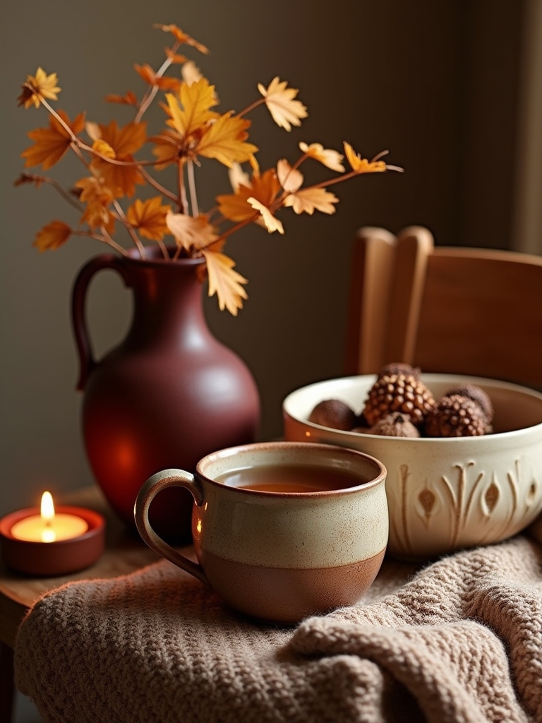 artisanal pottery for decor