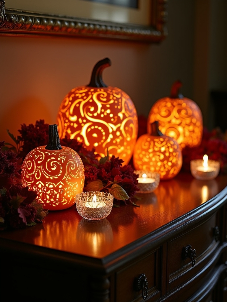 artistic halloween pumpkin designs