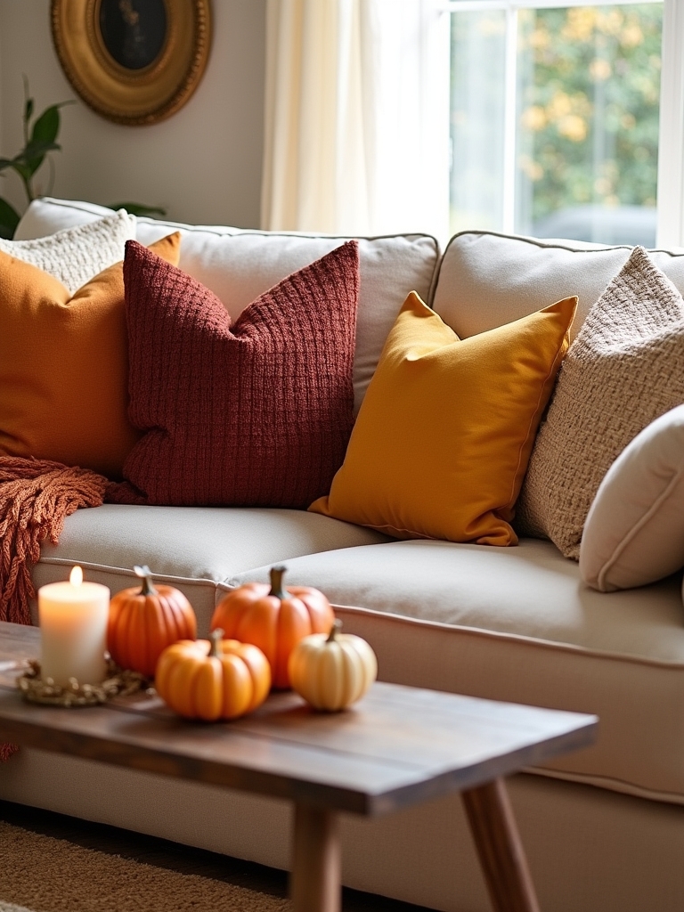 autumn decorative pillow ideas