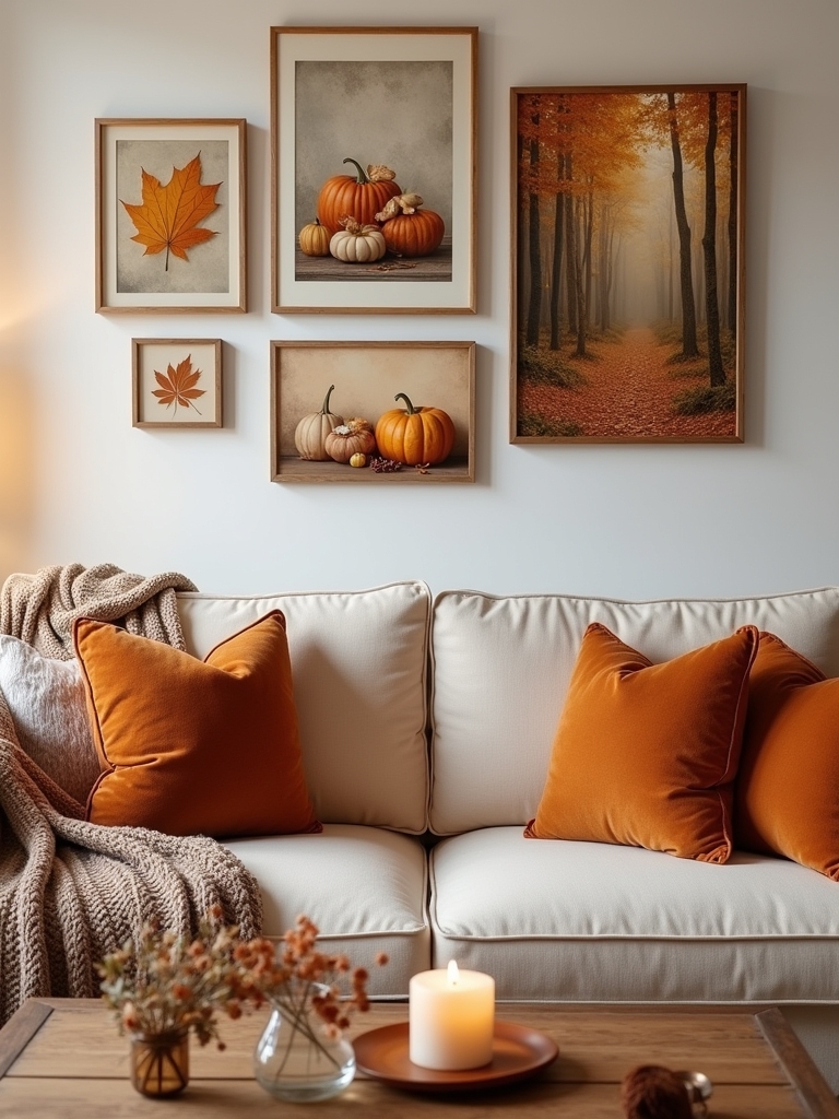autumn inspired wall art selection