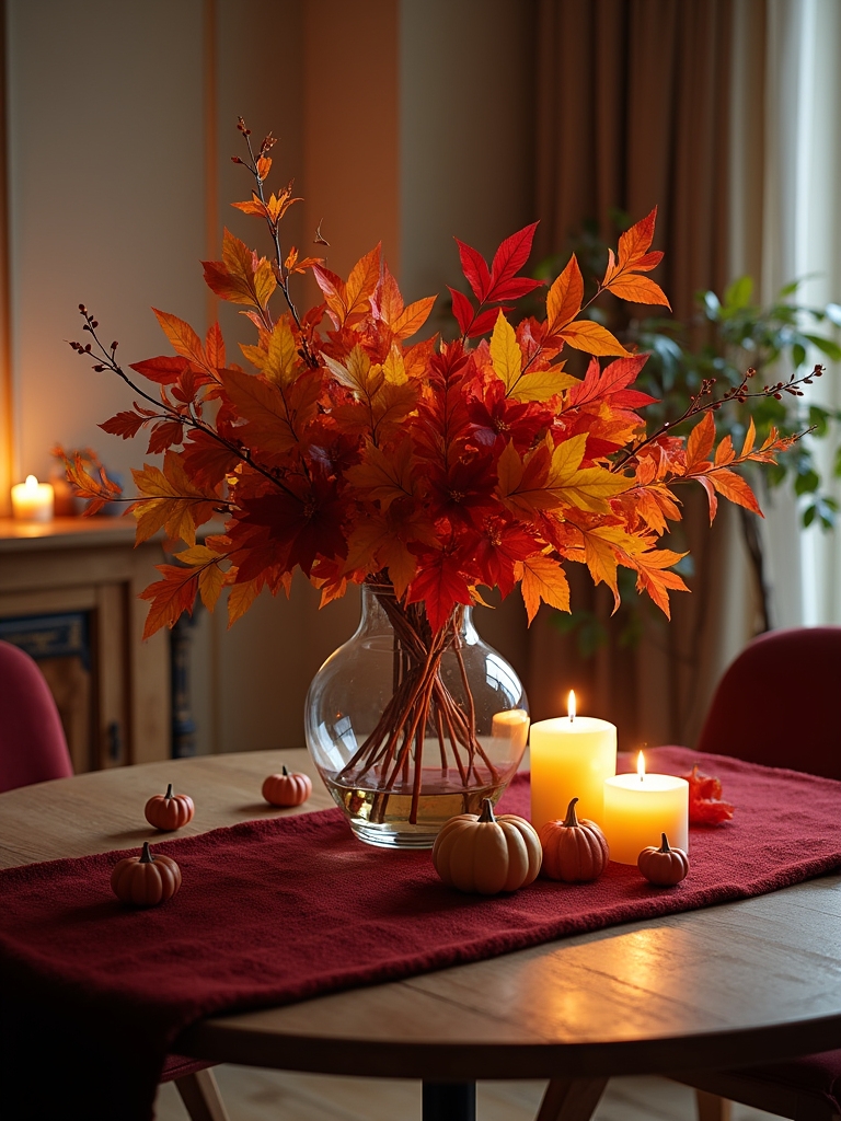 autumn leaf centerpiece ideas