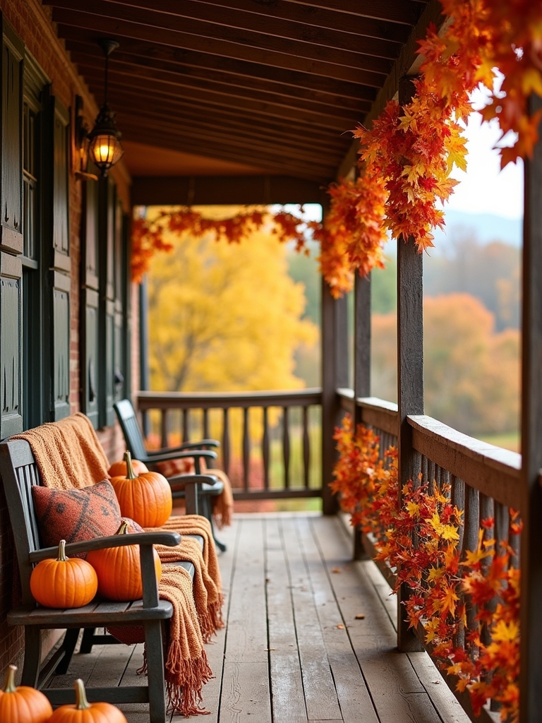 autumn leaf garland creativity