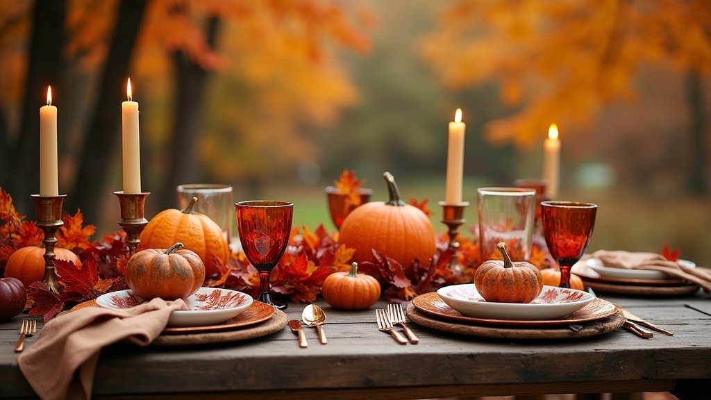 autumn themed table decoration ideas