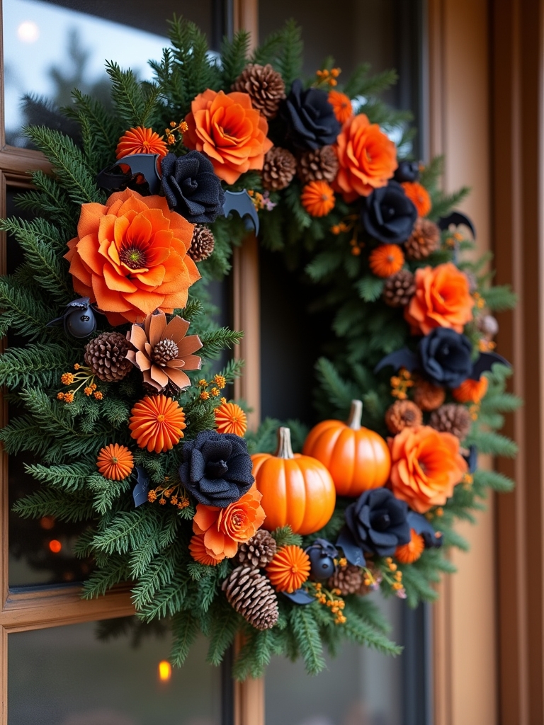autumn wreath decoration ideas