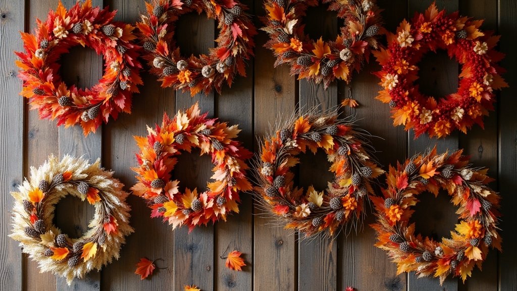 autumn wreath decoration inspiration