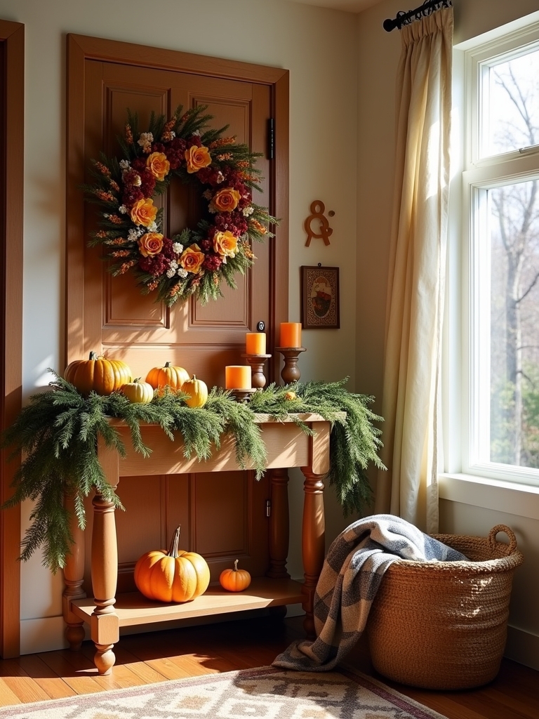 autumn wreaths and garlands