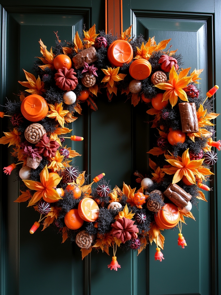 candy themed halloween decor
