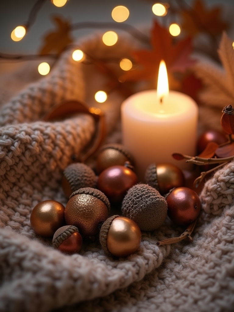 charming acorn fall decorations