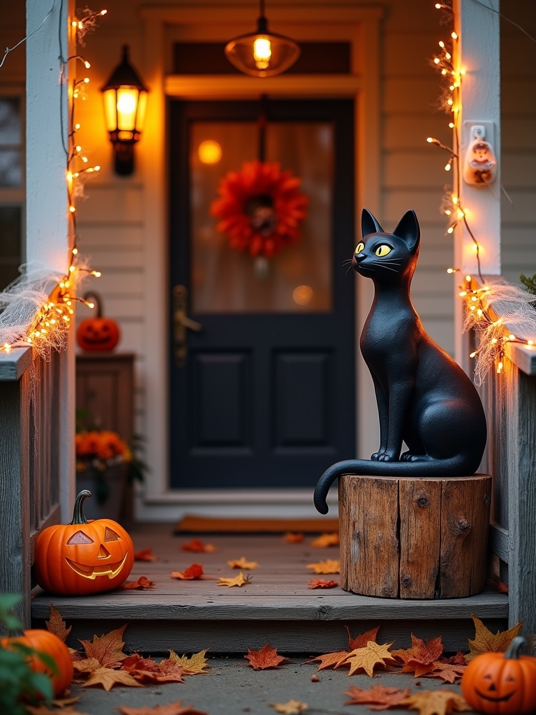 charming black cat decorations