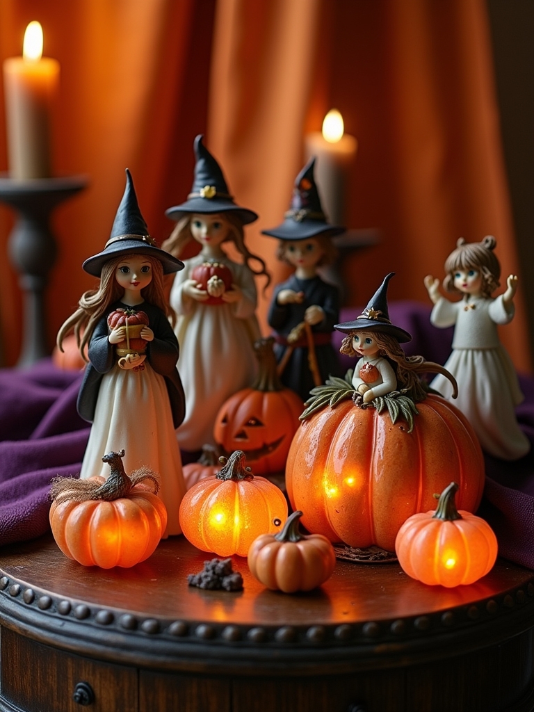 charming collectible halloween figurines
