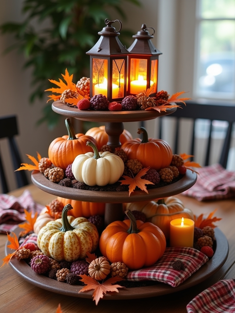 charming fall lantern decor