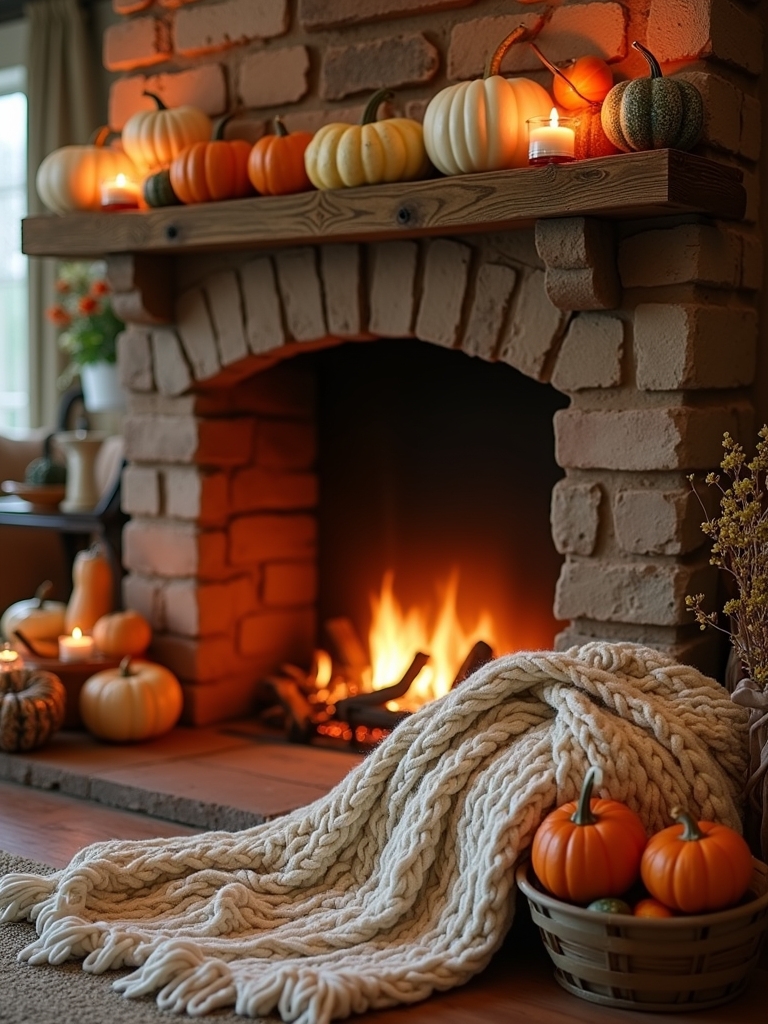 charming fall pumpkin displays