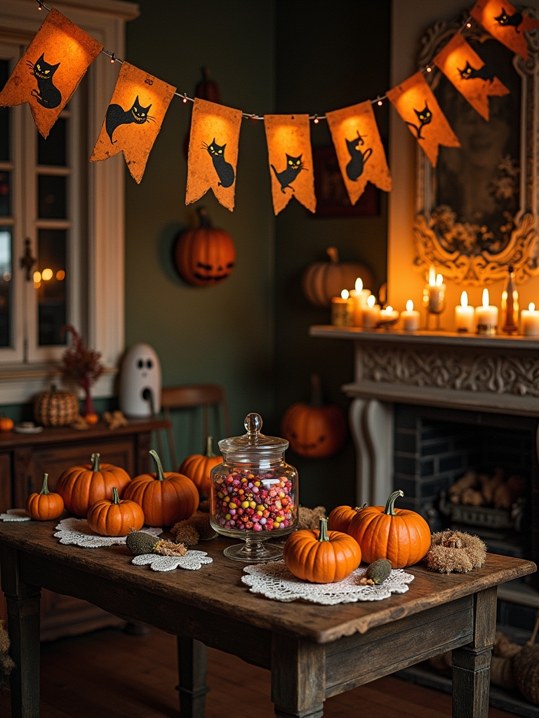 charming vintage halloween banners