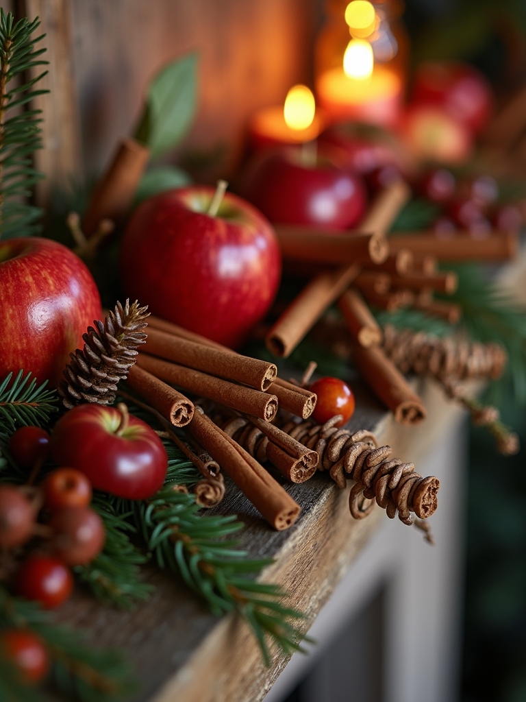 cinnamon apple garland decoration