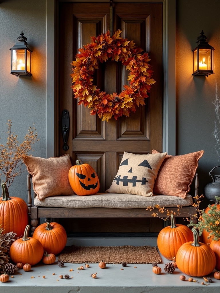 classic autumn wreath decorations