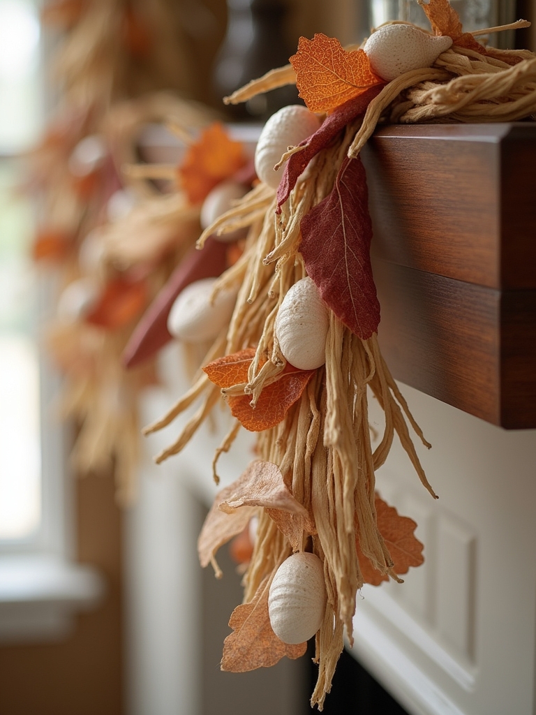 coastal autumn decor garland