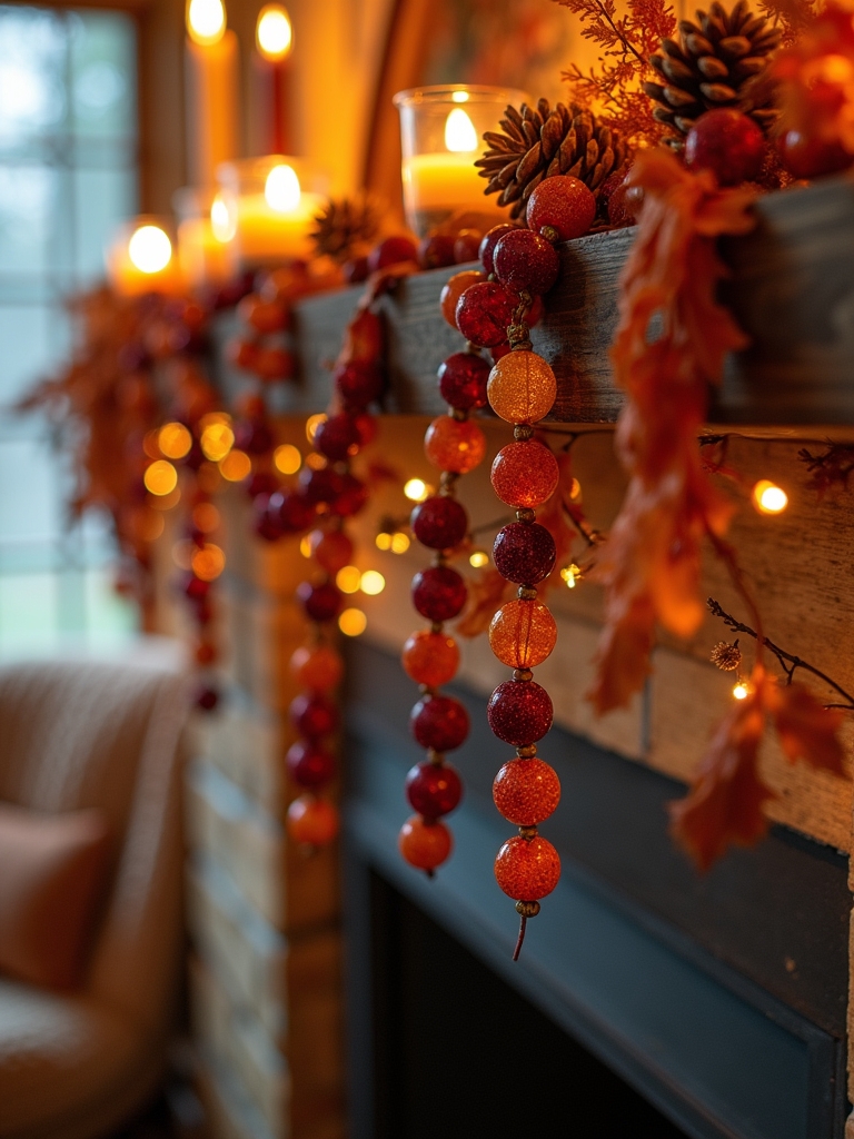 colorful diy beaded garland