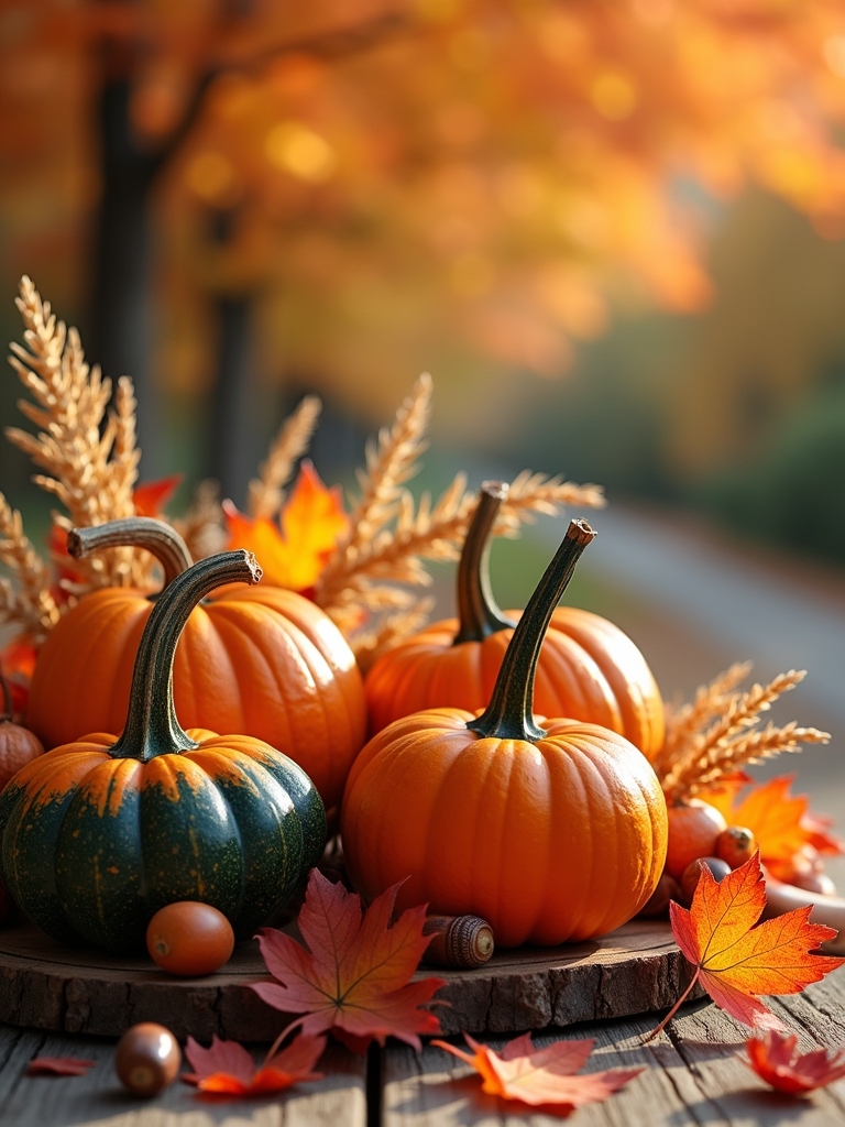 colorful fall decorations ideas