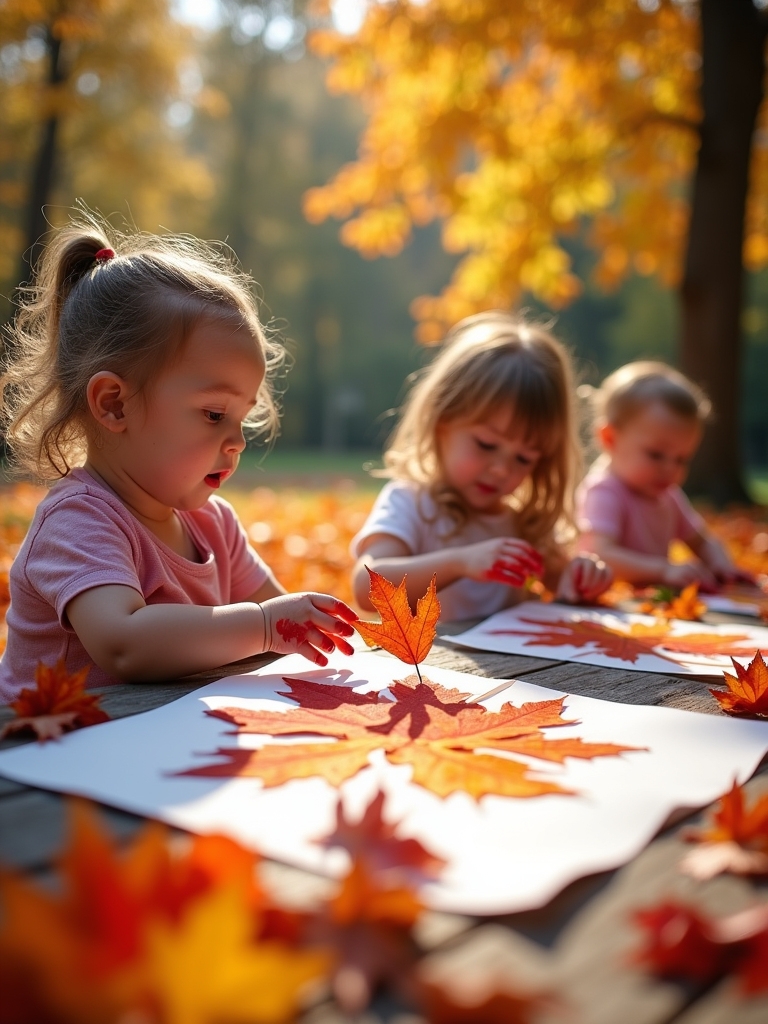 colorful leaf art activities